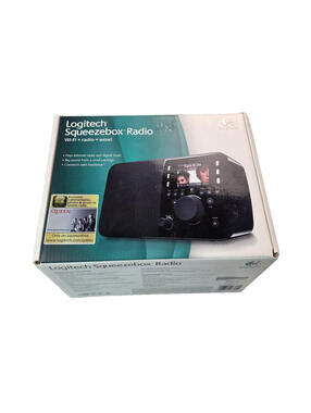 Logitech Squeezebox X-R0001 Wifi Smart Radio With Box No Remote TESTED WORKING